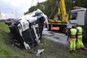 VU Gefahrgut LKW umgestuerzt A 4 Rich Koeln Hoehe AS Gummersbach P418